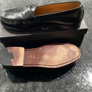 Mens Cole Haan size 13 pinch buckle tassel shoe style Lea